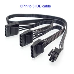 For Seasonic FOCUS PLUS Gold FX Peripheral 4 Pin SATA IDE PCIe CPU Main Power ATX 24 Pin GPU VGA Card Power Supply Mining Cable