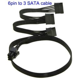 For Seasonic FOCUS PLUS Gold FX Peripheral 4 Pin SATA IDE PCIe CPU Main Power ATX 24 Pin GPU VGA Card Power Supply Mining Cable