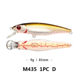 KMRESA lure fishing bait hard 8.5cm 8.2g crank minnow Wobblers fishing Bass artificial bait pike carp lures Swimbait