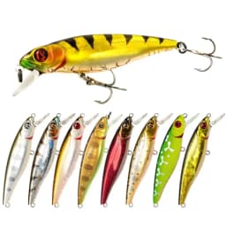 KMRESA lure fishing bait hard 8.5cm 8.2g crank minnow Wobblers fishing Bass artificial bait pike carp lures Swimbait
