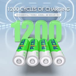 8PC PKCELL AA Battery 2200mah AA Rechargeable Battery 1.2v NI-MH Batteries and 2PC Battery Box for Mouse Remote Control Toys