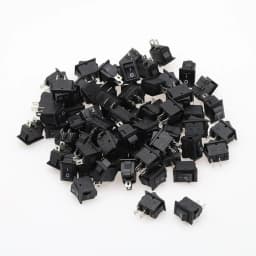 5/10/15Pcs Push Button Switch 10x15mm SPST 2Pin 3A 250V KCD11 Snap-in on/Off Rocker Switch 10MM*15MM Black Red and White