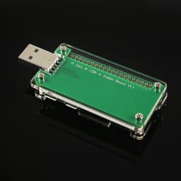 Raspberry Pi Zero USB Addon Expansion Board USBA Add On Extenstion Board with Acrylic Case for Raspberry Pi Zero 2 W WH 1.3