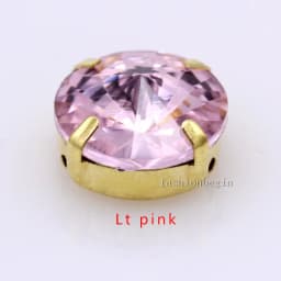 24Colors 6/8/10/12/14/16/18/25MM Rivoli Round Sew on Rhinestone Crystal With Golden Button For Garments Jewelry Shoes Diy Trims