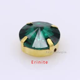 24Colors 6/8/10/12/14/16/18/25MM Rivoli Round Sew on Rhinestone Crystal With Golden Button For Garments Jewelry Shoes Diy Trims