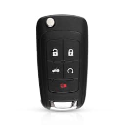 KEYYOU Flip Folding Remote Car Key Shell For Chevrolet Cruze Epica Lova Camaro Impala 2 3 4 5 Button HU100 Blade Replacement