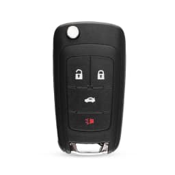 KEYYOU Flip Folding Remote Car Key Shell For Chevrolet Cruze Epica Lova Camaro Impala 2 3 4 5 Button HU100 Blade Replacement