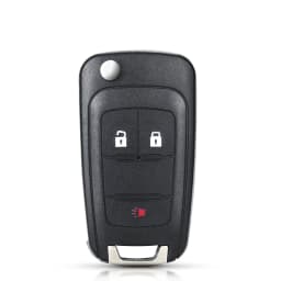 KEYYOU Flip Folding Remote Car Key Shell For Chevrolet Cruze Epica Lova Camaro Impala 2 3 4 5 Button HU100 Blade Replacement