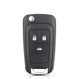KEYYOU Flip Folding Remote Car Key Shell For Chevrolet Cruze Epica Lova Camaro Impala 2 3 4 5 Button HU100 Blade Replacement