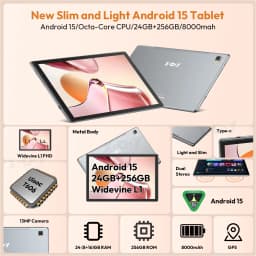 2025 New Upgraded Pad 10.1 In Android Tablet HD Display Octa Core 24GB RAM 256GB ROM Dual Phone Call WiFi Google Play Tablet PC