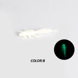2019New Reach Soft Lures Soft Plastic Lures Larva 6cm/5cm Floating Freshwater Swimbaits Silicone Soft Bait Worm For Fishing