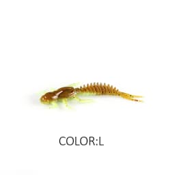 2019New Reach Soft Lures Soft Plastic Lures Larva 6cm/5cm Floating Freshwater Swimbaits Silicone Soft Bait Worm For Fishing