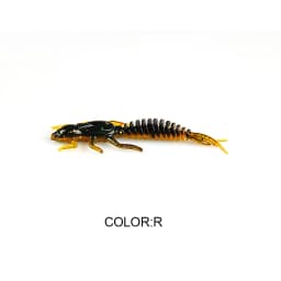 2019New Reach Soft Lures Soft Plastic Lures Larva 6cm/5cm Floating Freshwater Swimbaits Silicone Soft Bait Worm For Fishing
