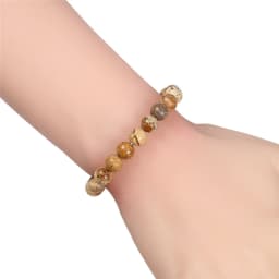 Charm Bracelet Natural Stone Beads 6/8/10mm Volcanic Lava Tiger Eye Beads Elastic Bracelets For Men Women Jewelry Pulsera Hombre