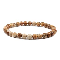 Charm Bracelet Natural Stone Beads 6/8/10mm Volcanic Lava Tiger Eye Beads Elastic Bracelets For Men Women Jewelry Pulsera Hombre