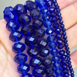 Faceted AB Clear Glass Crystal Rondelle Beads Loose Beads For Jewelry Making DIY Bracelets Necklace Strands 4/6/8/10/12/14mm