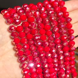 Faceted AB Clear Glass Crystal Rondelle Beads Loose Beads For Jewelry Making DIY Bracelets Necklace Strands 4/6/8/10/12/14mm