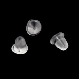 200pcs Rubber Earring Back Silicone Round Ear Plug Blocked Caps Earrings Back Stoppers For DIY Parts Jewelry Findings Making