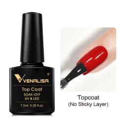 VENALISA TPO FREE Easy Peel Off Water Base Coat Long Wear Tempered Nowipe Top Coat Basic Nail Gel Polish Enamel Varnish Gels