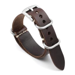 Crazy Horse Leather Watchband 20mm 22mm 24mm Vintage Coffee Brown Cowhide Strap for Men Women Wristbands Watch Replacement
