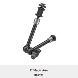 SmallRig DSLR Camera Adjustable Camera Monitor Holder Swivel and Tilt Adjustable Monitor Mount with ARRI-Style Mount 2903C