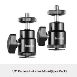 SmallRig DSLR Camera Adjustable Camera Monitor Holder Swivel and Tilt Adjustable Monitor Mount with ARRI-Style Mount 2903C