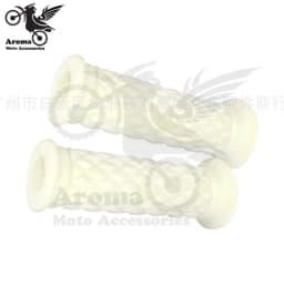 16 Colors Available Brown Red Black Hot Retro Cafe Racer Parts 22MM 25MM Rubber Motorbike Grip for Honda Suzuki Yamaha Harley So