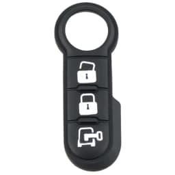 3 Buttons Car Key Remote Control Folding Housing Replacement Key Shell Case Fit for Fiat 500 Panda Punto Bravo