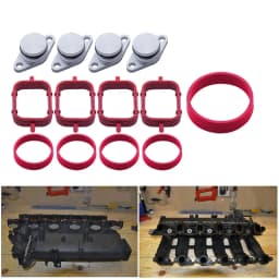 4*22mm / 4* 33mm Swirl Blanks Flaps Repair Delete Kit for BMW E87 E46 E90/91/92 E39 E60/61 E38 E65 E83 E53 E70 M47 M57 ect.