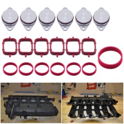 4*22mm / 4* 33mm Swirl Blanks Flaps Repair Delete Kit for BMW E87 E46 E90/91/92 E39 E60/61 E38 E65 E83 E53 E70 M47 M57 ect.