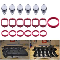 4*22mm / 4* 33mm Swirl Blanks Flaps Repair Delete Kit for BMW E87 E46 E90/91/92 E39 E60/61 E38 E65 E83 E53 E70 M47 M57 ect.