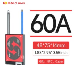 Daly BMS Lifepo4 4S 12V with NTC 4S BMS Protection Circuit 20A 40A 60A 100A 150A 200A 12V 24V 36V 48V 60V 72V BMS Battery