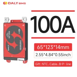 Daly BMS Lifepo4 4S 12V with NTC 4S BMS Protection Circuit 20A 40A 60A 100A 150A 200A 12V 24V 36V 48V 60V 72V BMS Battery