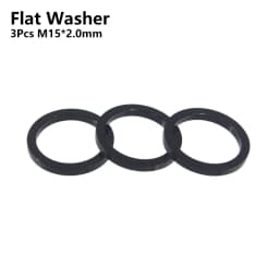Bicycle Thru Axle Washer M12x1mm/2mm/3mm/4mm Axle Washers M12 Washer Hubs Tube Shaft Skewers Washers Flat/Conical Washer