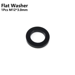 Bicycle Thru Axle Washer M12x1mm/2mm/3mm/4mm Axle Washers M12 Washer Hubs Tube Shaft Skewers Washers Flat/Conical Washer