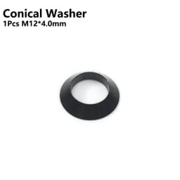 Bicycle Thru Axle Washer M12x1mm/2mm/3mm/4mm Axle Washers M12 Washer Hubs Tube Shaft Skewers Washers Flat/Conical Washer