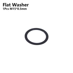Bicycle Thru Axle Washer M12x1mm/2mm/3mm/4mm Axle Washers M12 Washer Hubs Tube Shaft Skewers Washers Flat/Conical Washer