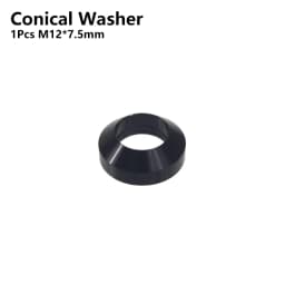Bicycle Thru Axle Washer M12x1mm/2mm/3mm/4mm Axle Washers M12 Washer Hubs Tube Shaft Skewers Washers Flat/Conical Washer