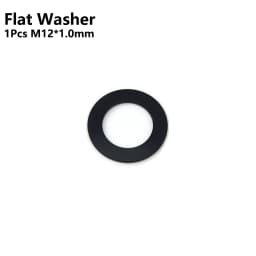 Bicycle Thru Axle Washer M12x1mm/2mm/3mm/4mm Axle Washers M12 Washer Hubs Tube Shaft Skewers Washers Flat/Conical Washer