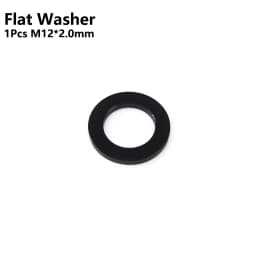 Bicycle Thru Axle Washer M12x1mm/2mm/3mm/4mm Axle Washers M12 Washer Hubs Tube Shaft Skewers Washers Flat/Conical Washer