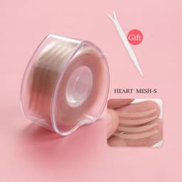 600Pcs/Box Big Eyelid Tape Sticker Double Fold Self Adhesive Eyelid Tape Stickers S/L Makeup Clear Beige Invisible Tool