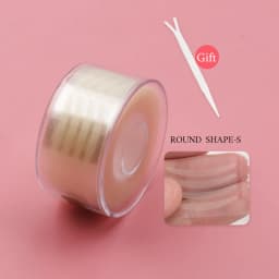 600Pcs/Box Big Eyelid Tape Sticker Double Fold Self Adhesive Eyelid Tape Stickers S/L Makeup Clear Beige Invisible Tool
