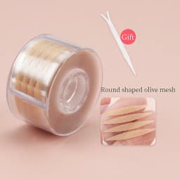 600Pcs/Box Big Eyelid Tape Sticker Double Fold Self Adhesive Eyelid Tape Stickers S/L Makeup Clear Beige Invisible Tool