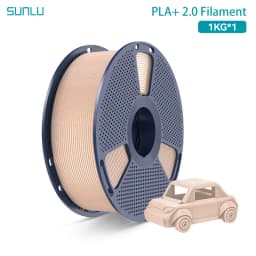 SUNLU PLA + 2.0 1.75mm 1KG,Ultra-Tough (19.8KJ/m² Impact),2-3X Stronger,Fast Printing 300mm/s,High Speed 3D Printer Filament