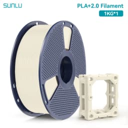 SUNLU PLA + 2.0 1.75mm 1KG,Ultra-Tough (19.8KJ/m² Impact),2-3X Stronger,Fast Printing 300mm/s,High Speed 3D Printer Filament