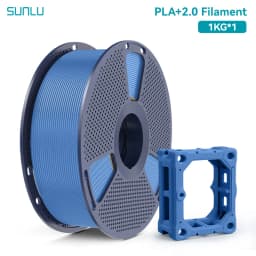 SUNLU PLA + 2.0 1.75mm 1KG,Ultra-Tough (19.8KJ/m² Impact),2-3X Stronger,Fast Printing 300mm/s,High Speed 3D Printer Filament