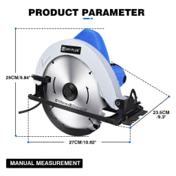 2000W Circular Saw,Full Copper Motor Corded Electric Saw,With 185mm Blade,Professional Wood Cutting Tool for Boards,Hardwood DIY