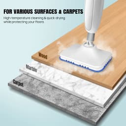 Electric Steam Mop With 400ml Water Tank,Fast Heating, High Steam Output, Cleans All Types Of Floors And Windows, Carpets