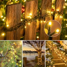 250LED 25M Christmas Fairy String Lights with Remote 8 Lighting Modes 4 Brightness 3 Timer Waterproof For Indoor Outdoor Holiday Decor