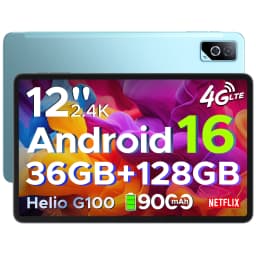 DOOGEE Tab G6 Pro Tablet PC Gemini AI Android 16 12'' 2K Display 9000mAh Battery 8GB RAM 128GB ROM Ultra-thin Body Smart Pad